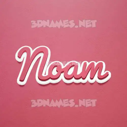 noam in Red Scribble style - 3D name wallpaper noam in Red Scribble style - 3D name wallpaper