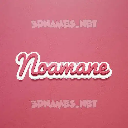 noamane in Red Scribble style - 3D name wallpaper noamane in Red Scribble style - 3D name wallpaper