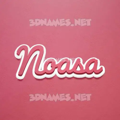 noasa in Red Scribble style - 3D name wallpaper noasa in Red Scribble style - 3D name wallpaper