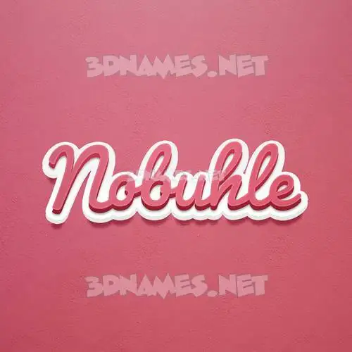 nobuhle in Red Scribble style - 3D name wallpaper nobuhle in Red Scribble style - 3D name wallpaper
