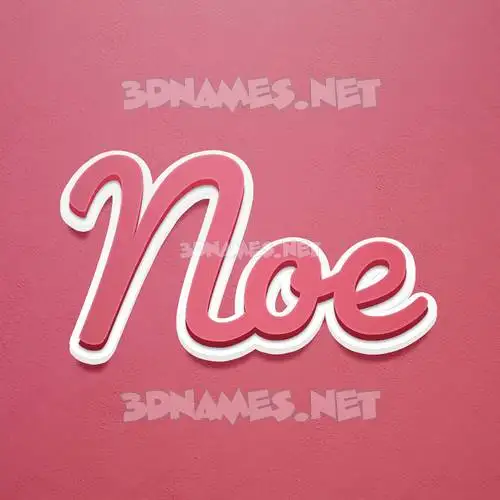 noe in Red Scribble style - 3D name wallpaper noe in Red Scribble style - 3D name wallpaper