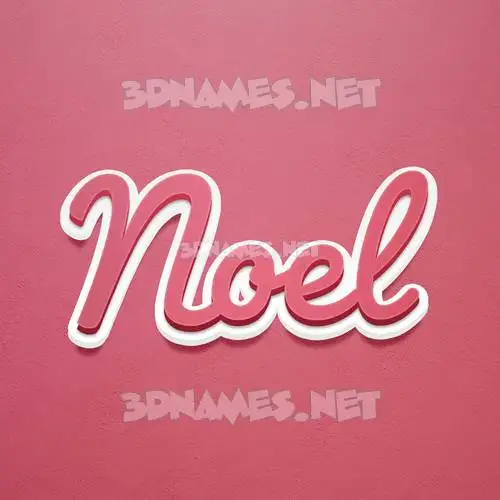 noel in Red Scribble style - 3D name wallpaper noel in Red Scribble style - 3D name wallpaper