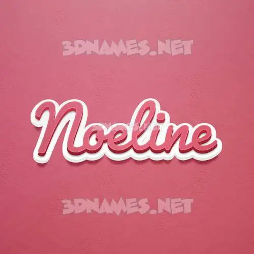 noeline in Red Scribble style - 3D name wallpaper noeline in Red Scribble style - 3D name wallpaper