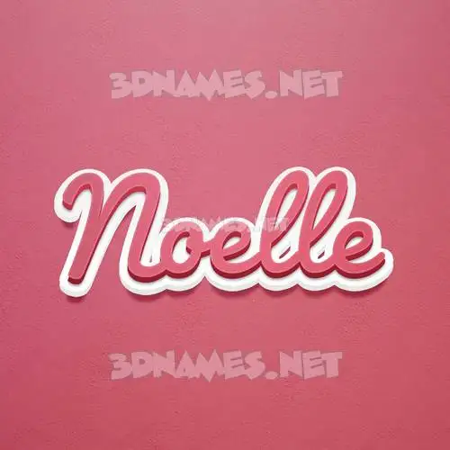 noelle in Red Scribble style - 3D name wallpaper noelle in Red Scribble style - 3D name wallpaper