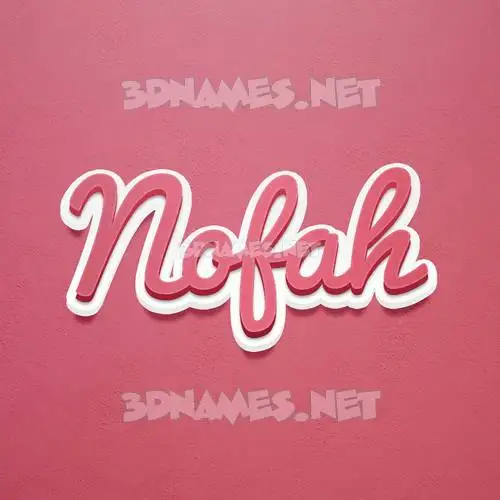 nofah in Red Scribble style - 3D name wallpaper nofah in Red Scribble style - 3D name wallpaper