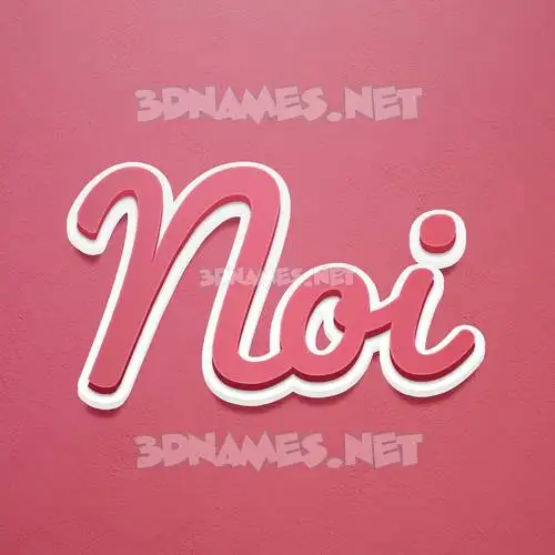 noi in Red Scribble style - 3D name wallpaper noi in Red Scribble style - 3D name wallpaper
