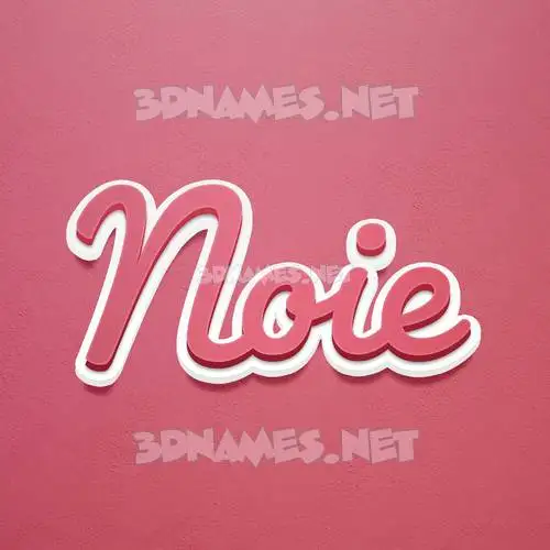 noie in Red Scribble style - 3D name wallpaper noie in Red Scribble style - 3D name wallpaper