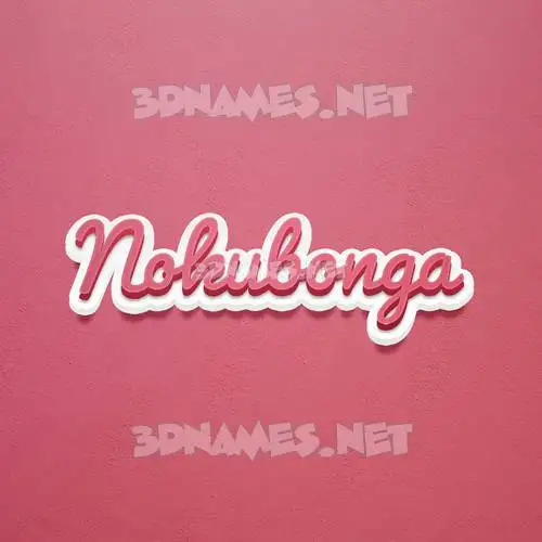 nokubonga in Red Scribble style - 3D name wallpaper nokubonga in Red Scribble style - 3D name wallpaper