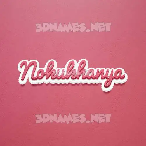 nokukhanya in Red Scribble style - 3D name wallpaper nokukhanya in Red Scribble style - 3D name wallpaper
