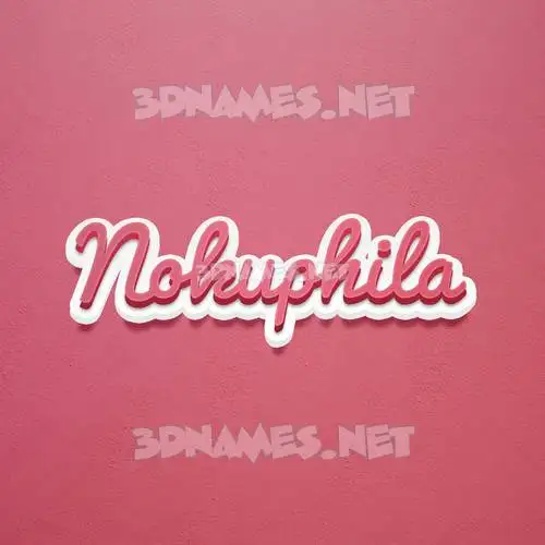 nokuphila in Red Scribble style - 3D name wallpaper nokuphila in Red Scribble style - 3D name wallpaper