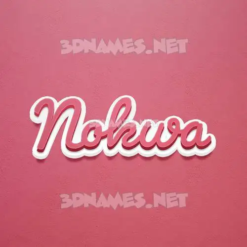 nokwa in Red Scribble style - 3D name wallpaper nokwa in Red Scribble style - 3D name wallpaper