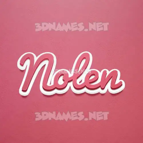 nolen in Red Scribble style - 3D name wallpaper nolen in Red Scribble style - 3D name wallpaper
