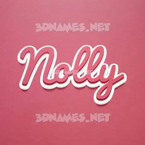 nolly in Red Scribble style - 3D name wallpaper nolly in Red Scribble style - 3D name wallpaper