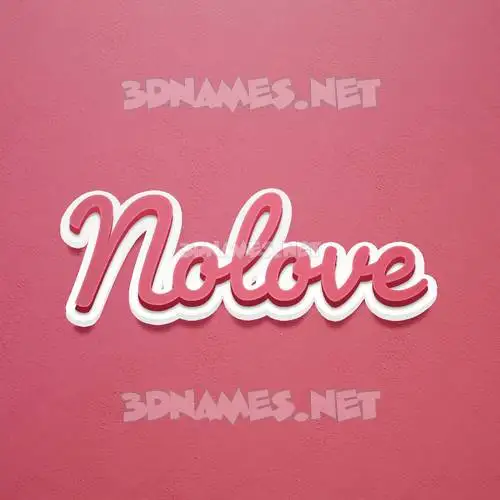 nolove in Red Scribble style - 3D name wallpaper nolove in Red Scribble style - 3D name wallpaper