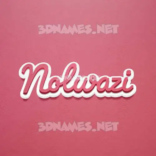 nolwazi in Red Scribble style - 3D name wallpaper nolwazi in Red Scribble style - 3D name wallpaper