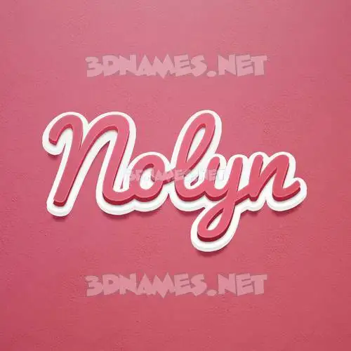 nolyn in Red Scribble style - 3D name wallpaper nolyn in Red Scribble style - 3D name wallpaper