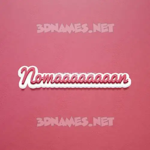nomaaaaaaaan in Red Scribble style - 3D name wallpaper nomaaaaaaaan in Red Scribble style - 3D name wallpaper