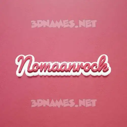 nomaanrock in Red Scribble style - 3D name wallpaper nomaanrock in Red Scribble style - 3D name wallpaper