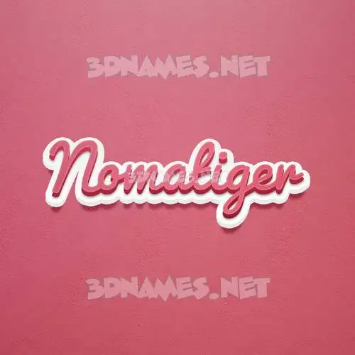 nomatiger in Red Scribble style - 3D name wallpaper nomatiger in Red Scribble style - 3D name wallpaper