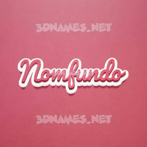 nomfundo in Red Scribble style - 3D name wallpaper nomfundo in Red Scribble style - 3D name wallpaper