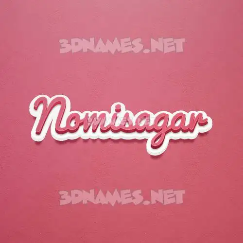nomisagar in Red Scribble style - 3D name wallpaper nomisagar in Red Scribble style - 3D name wallpaper