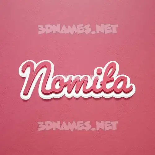 nomita in Red Scribble style - 3D name wallpaper nomita in Red Scribble style - 3D name wallpaper