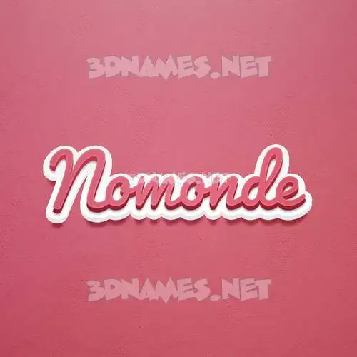 nomonde in Red Scribble style - 3D name wallpaper nomonde in Red Scribble style - 3D name wallpaper