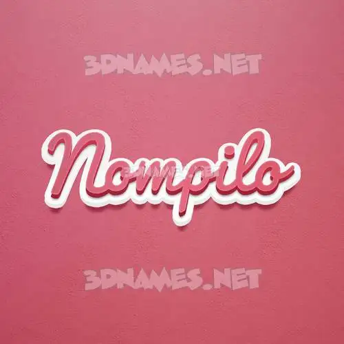 nompilo in Red Scribble style - 3D name wallpaper nompilo in Red Scribble style - 3D name wallpaper