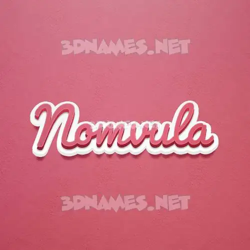 nomvula in Red Scribble style - 3D name wallpaper nomvula in Red Scribble style - 3D name wallpaper