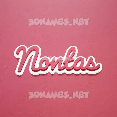 nontas in Red Scribble style - 3D name wallpaper nontas in Red Scribble style - 3D name wallpaper