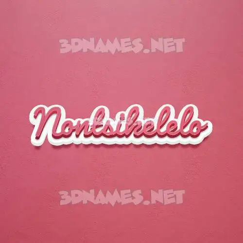 nontsikelelo in Red Scribble style - 3D name wallpaper nontsikelelo in Red Scribble style - 3D name wallpaper