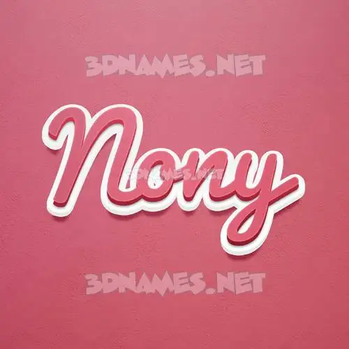 nony in Red Scribble style - 3D name wallpaper nony in Red Scribble style - 3D name wallpaper