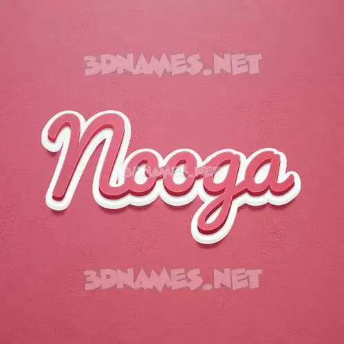 nooga in Red Scribble style - 3D name wallpaper nooga in Red Scribble style - 3D name wallpaper