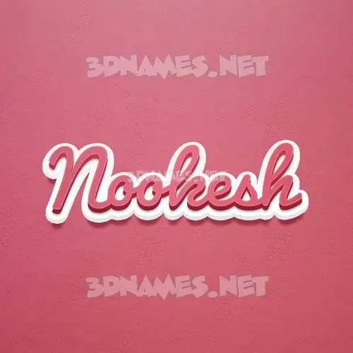 nookesh in Red Scribble style - 3D name wallpaper nookesh in Red Scribble style - 3D name wallpaper