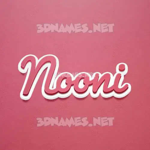 nooni in Red Scribble style - 3D name wallpaper nooni in Red Scribble style - 3D name wallpaper