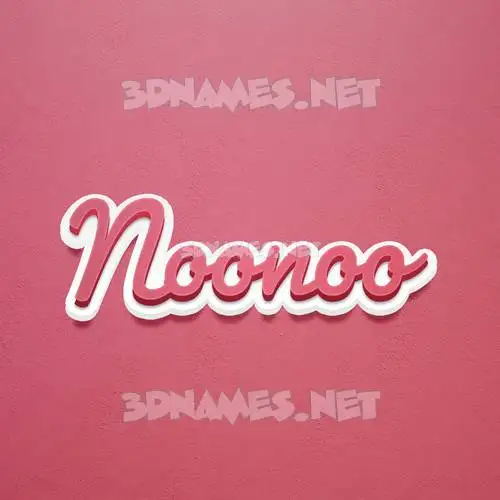 noonoo in Red Scribble style - 3D name wallpaper noonoo in Red Scribble style - 3D name wallpaper
