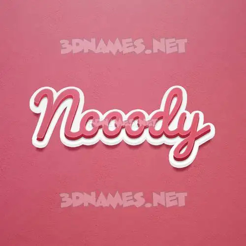 nooody in Red Scribble style - 3D name wallpaper nooody in Red Scribble style - 3D name wallpaper