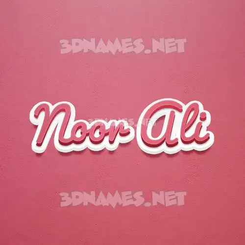 noor ali in Red Scribble style - 3D name wallpaper noor ali in Red Scribble style - 3D name wallpaper