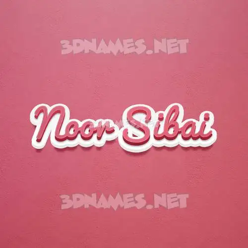 noor sibai in Red Scribble style - 3D name wallpaper noor sibai in Red Scribble style - 3D name wallpaper