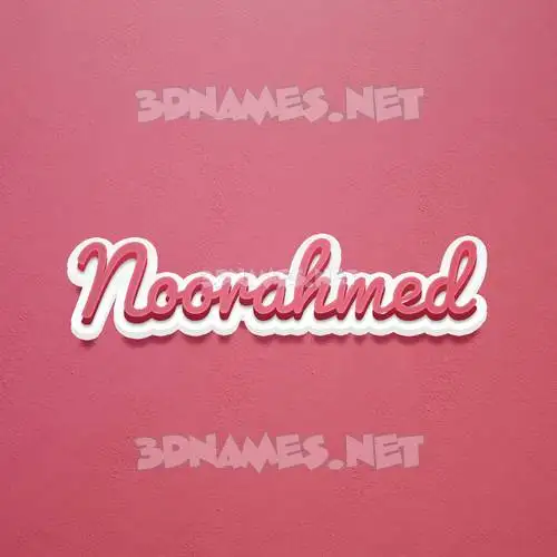 noorahmed in Red Scribble style - 3D name wallpaper noorahmed in Red Scribble style - 3D name wallpaper
