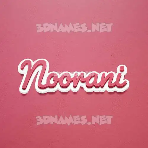 noorani in Red Scribble style - 3D name wallpaper noorani in Red Scribble style - 3D name wallpaper