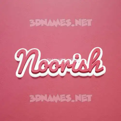 noorish in Red Scribble style - 3D name wallpaper noorish in Red Scribble style - 3D name wallpaper