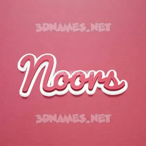 noors in Red Scribble style - 3D name wallpaper noors in Red Scribble style - 3D name wallpaper