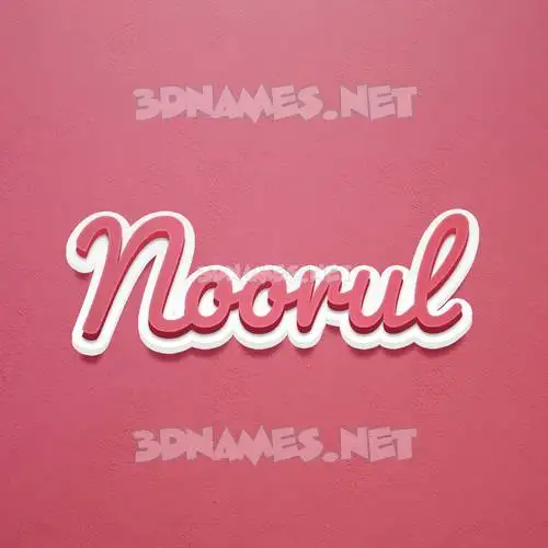 noorul in Red Scribble style - 3D name wallpaper noorul in Red Scribble style - 3D name wallpaper
