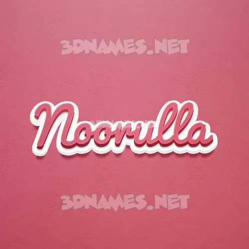 noorulla in Red Scribble style - 3D name wallpaper noorulla in Red Scribble style - 3D name wallpaper