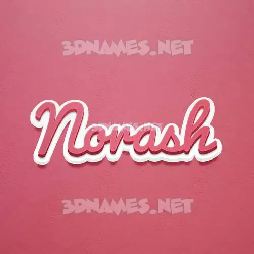 norash in Red Scribble style - 3D name wallpaper norash in Red Scribble style - 3D name wallpaper