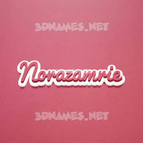 norazamrie in Red Scribble style - 3D name wallpaper norazamrie in Red Scribble style - 3D name wallpaper