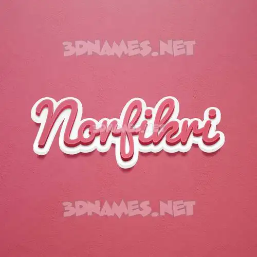 norfikri in Red Scribble style - 3D name wallpaper norfikri in Red Scribble style - 3D name wallpaper
