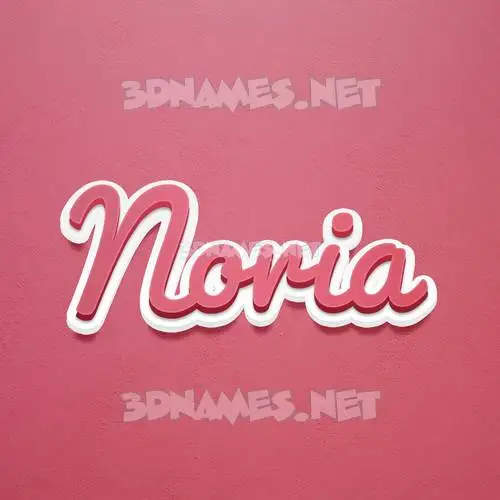 noria in Red Scribble style - 3D name wallpaper noria in Red Scribble style - 3D name wallpaper