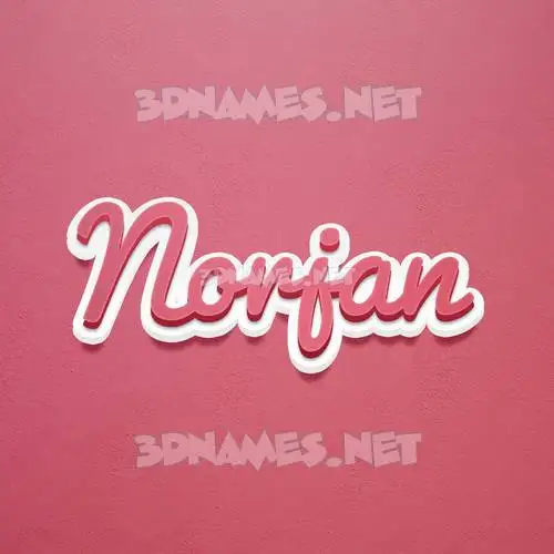 norjan in Red Scribble style - 3D name wallpaper norjan in Red Scribble style - 3D name wallpaper